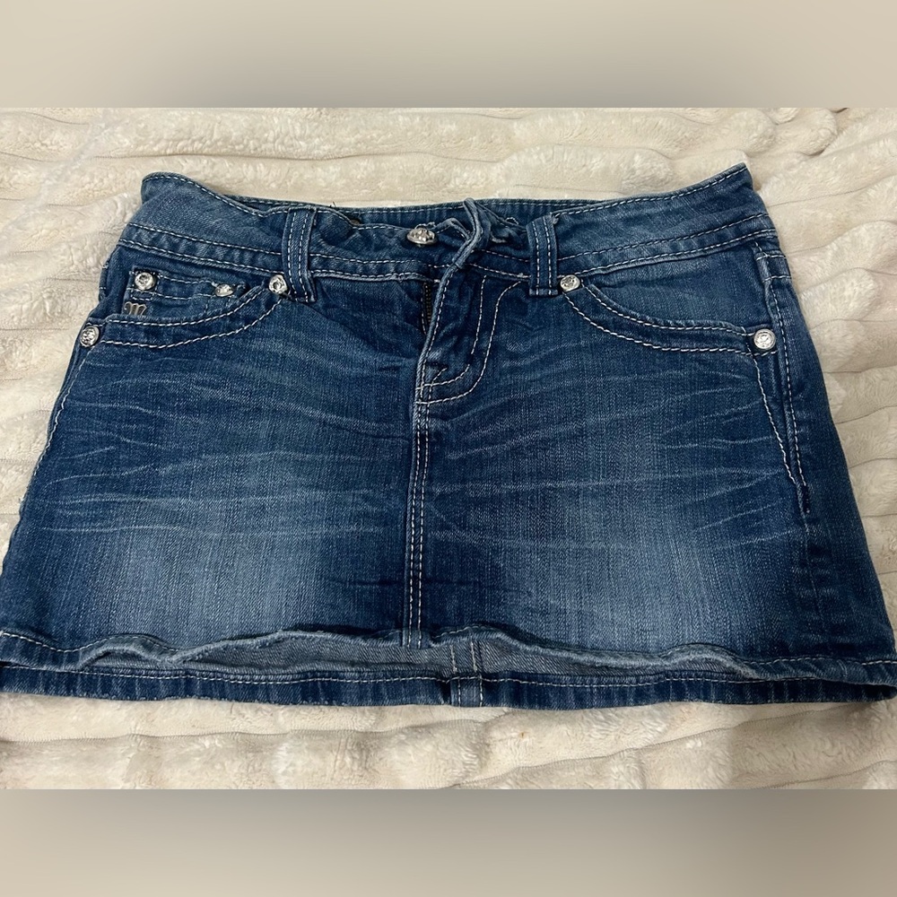 missme jean skirt